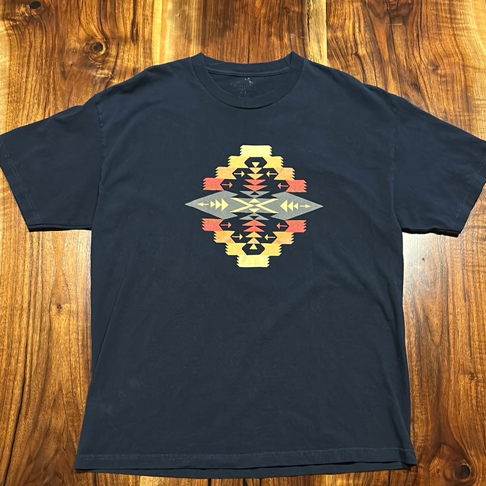 Pendleton Blue and Yellow Short Sleeve Tee